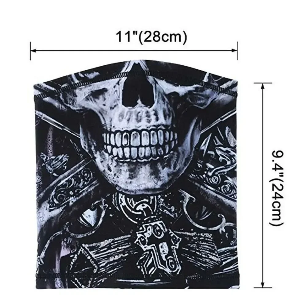 Winter Fleece Neck Gaiter Half Face Mask Ski Motorcycle Cycling Scarf Bandana US